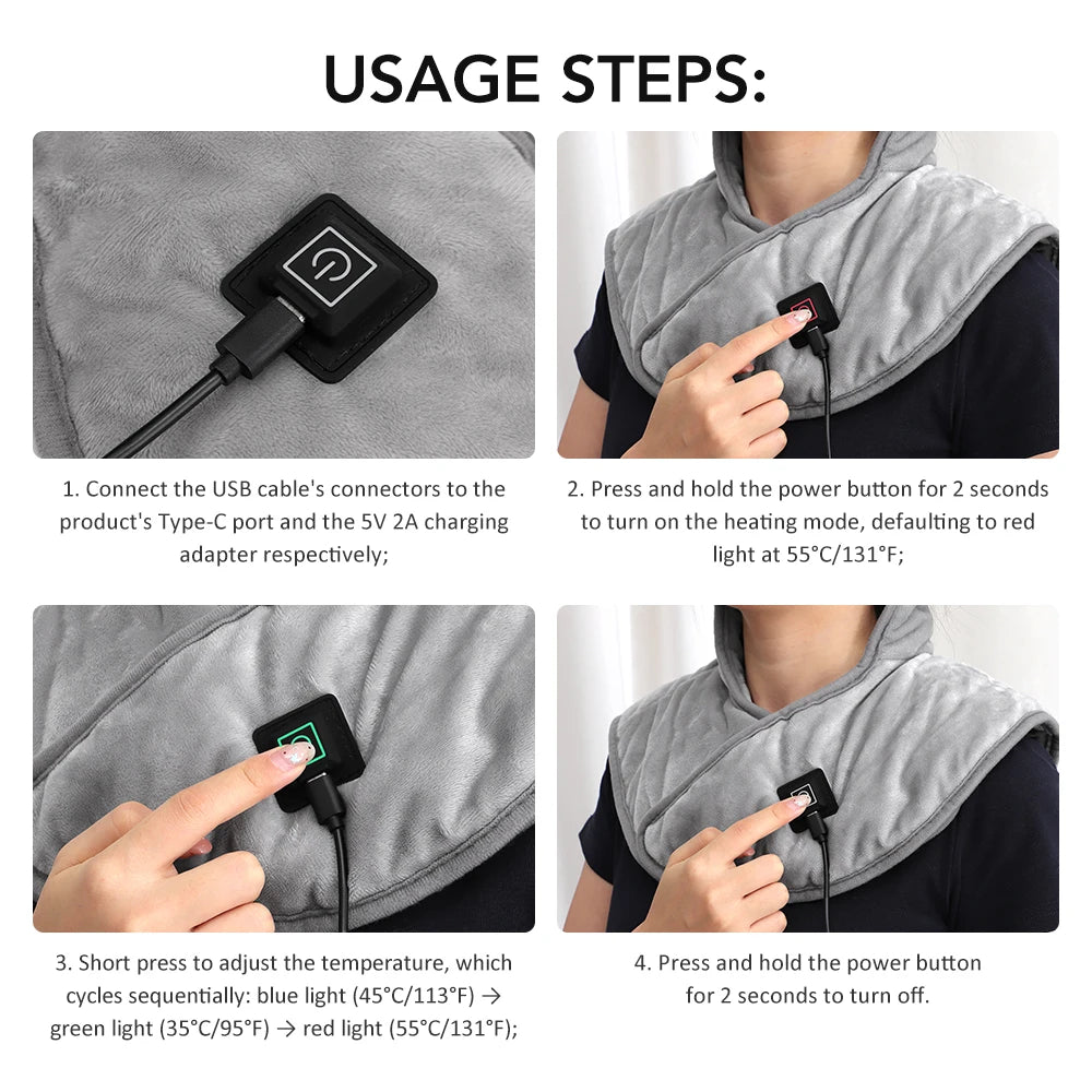 Heated Neck & Shoulder Comfort Wrap