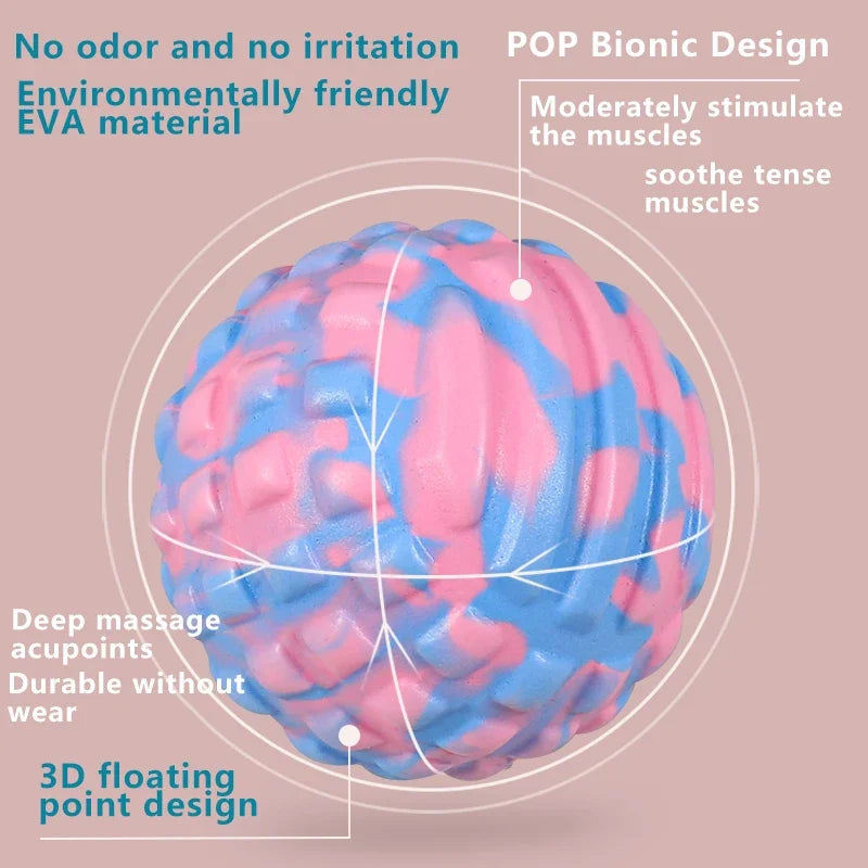 Massage Ball Yoga Massage Roller Relieving Muscle Tension Pressure Massaging Balls Fit For Trigger Point Treat Exercise Yoga